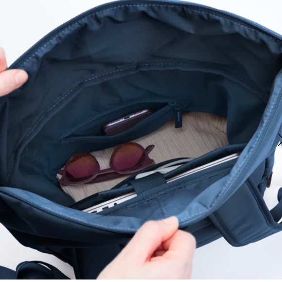 Got Bag Roll Top Backpack in blue, new and never used - Picture 8 of 9